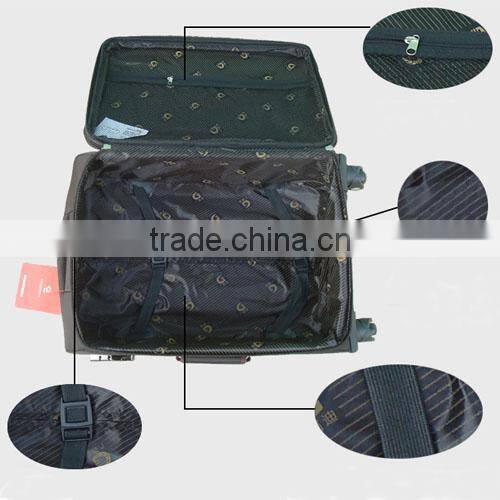 Newest Design Four Wheels 360 Waterproof Nylon Travelling Trolley Luggage Case (BJH1202)