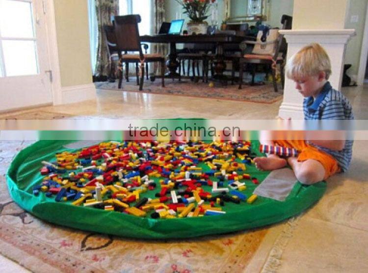 Promotion children play mat bag toy storage bag organizer