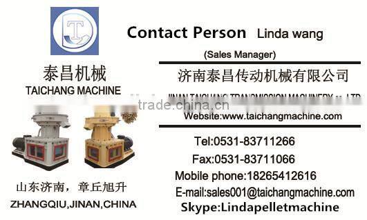 Trailer mounted wood chipper machine with 22hp diesel engine