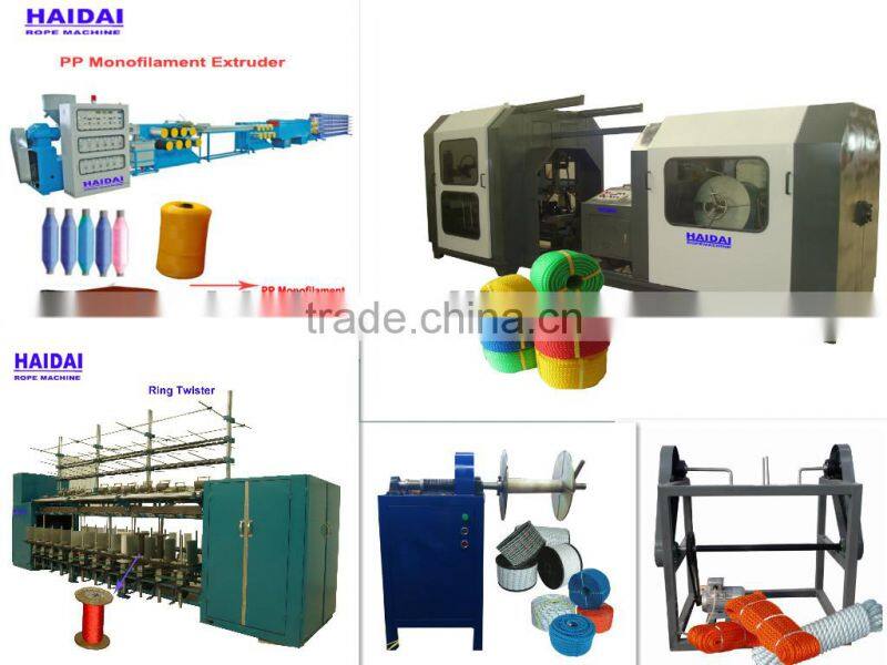 2014 High quality pp/pe/polyester/nylon ply yarn twister