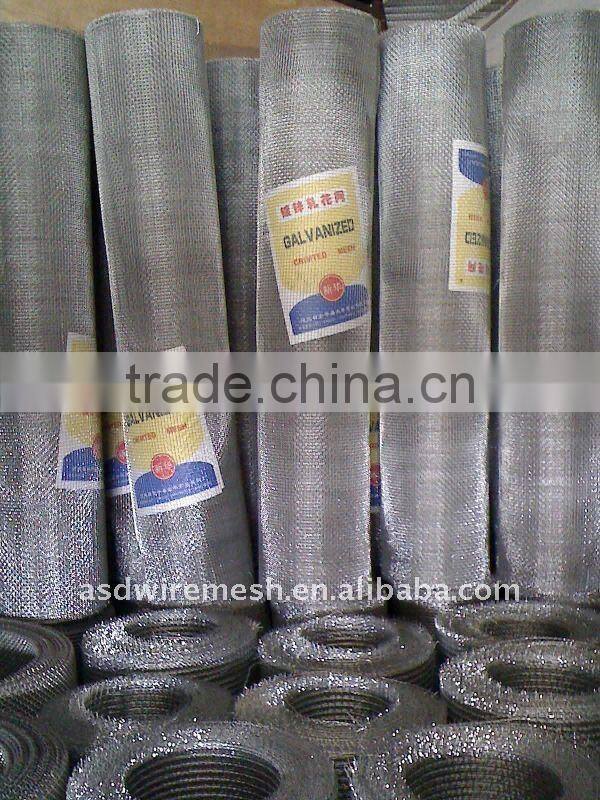galvanized crimped wire mesh