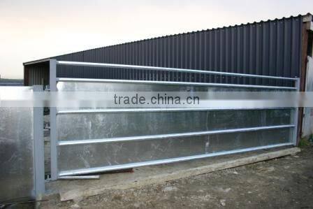 wrought iron galvanized fence gate