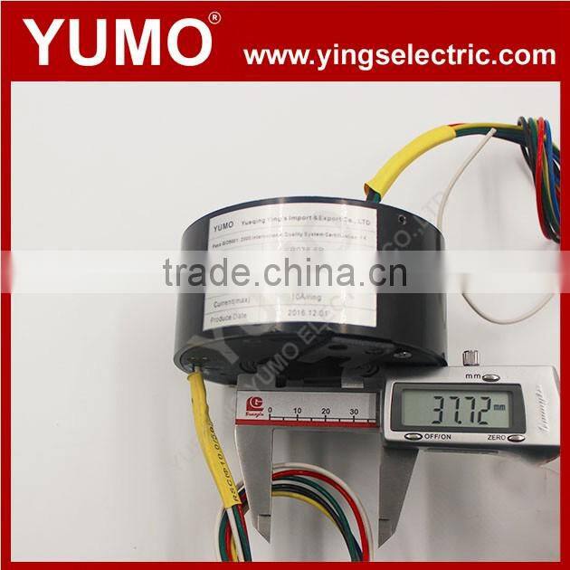 SR038-6P Through bore slip ring bore size 38mm 6rings slip ring