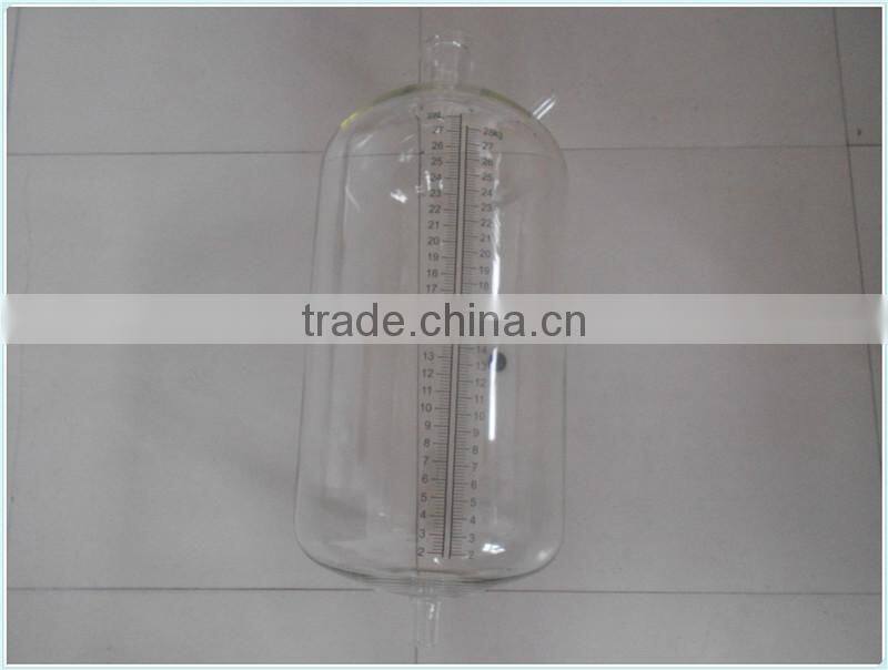 Glass Milk Meter in the Milking Parlor