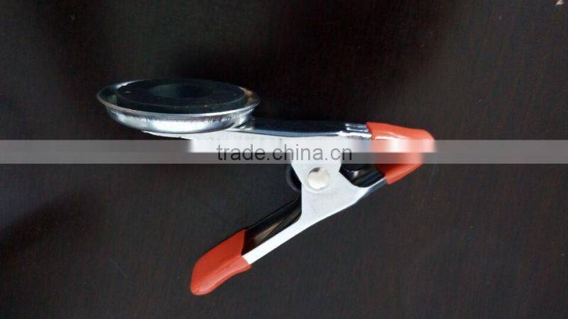A shape metal magnetic spring clip clamp