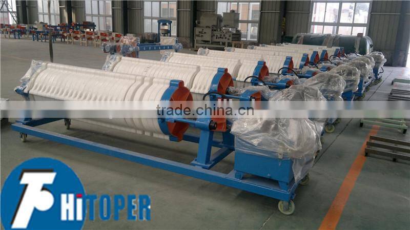 Advanced filtration technologies round plate cotton cake filter press