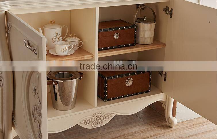 New design solid wood living room decorative wine cabinet