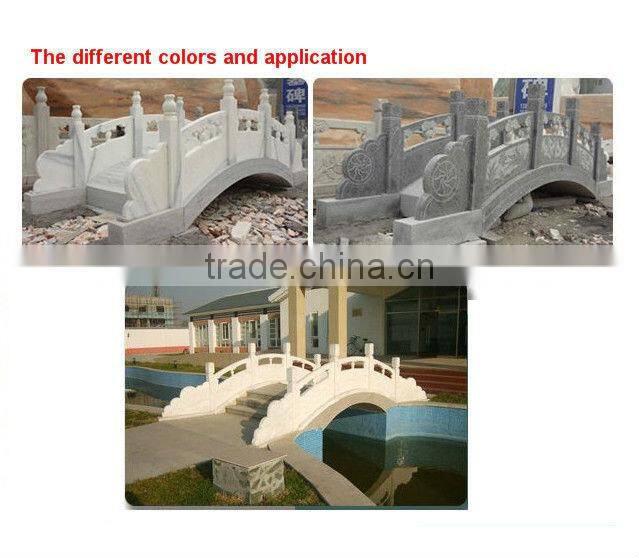 Outdoor White Marble Bridge