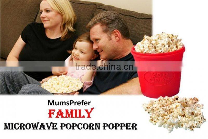 BPA-free Silicone Popcorn Maker for Microwave