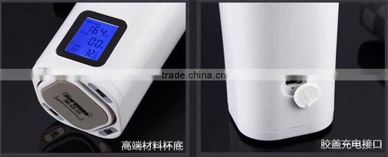 The music of the smart glass USB stainless steel Automatic reminding thermal insulation Cup Intelligent display glass