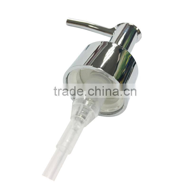 28/410 Chrome finish chrome coating lotion pump hand