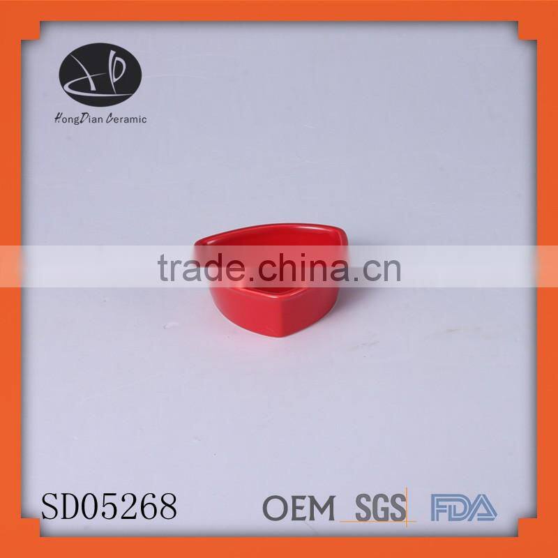 Tapas Dishes 3 pcs ceramic sauce dish snack dish,small color dish,snack set,factory cruet wholesale