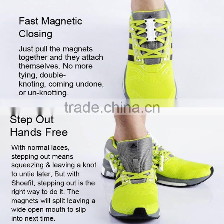 New arrival promotion hot sale magnetic shoe laces buckle
