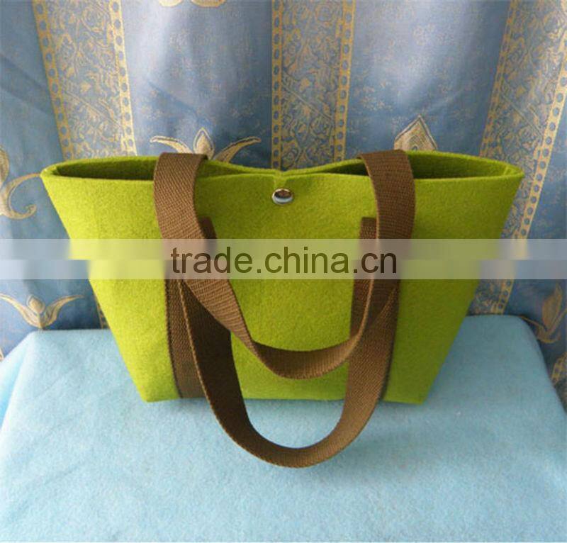 #14090511 fashion felt shoulder bag, felt handbag in different colors