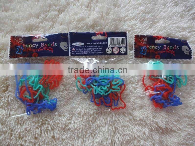stock rubber band with many designs