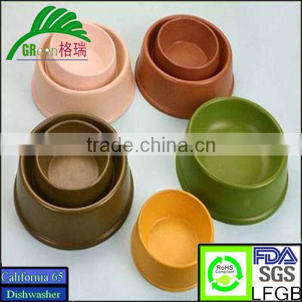 Eco bio bamboo fiber dog pet pot