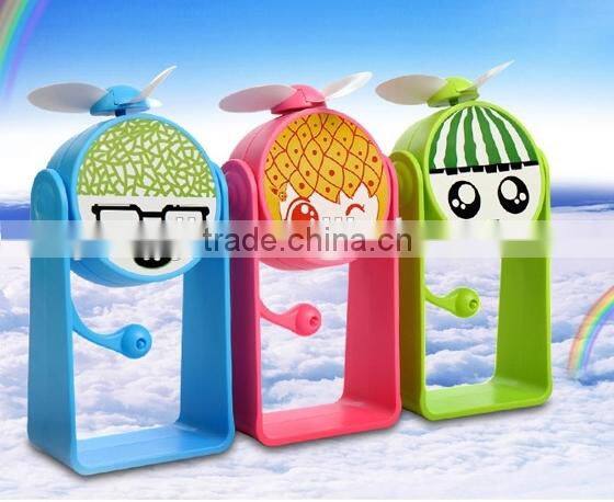 Supply fashion Creative Lovely USB charging mini fan