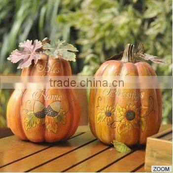 Resin thanksgiving decorations artificial thanksgiving pumpkin