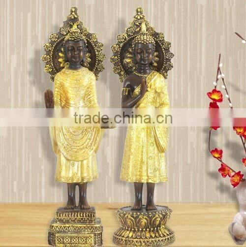 Creative resin electroplate resin wholesale buddha statues