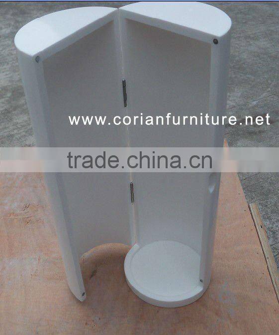 Designed colorful acrylic flower vase