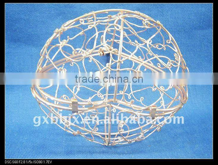 Cuprous peach iron wire festival decorative crafts