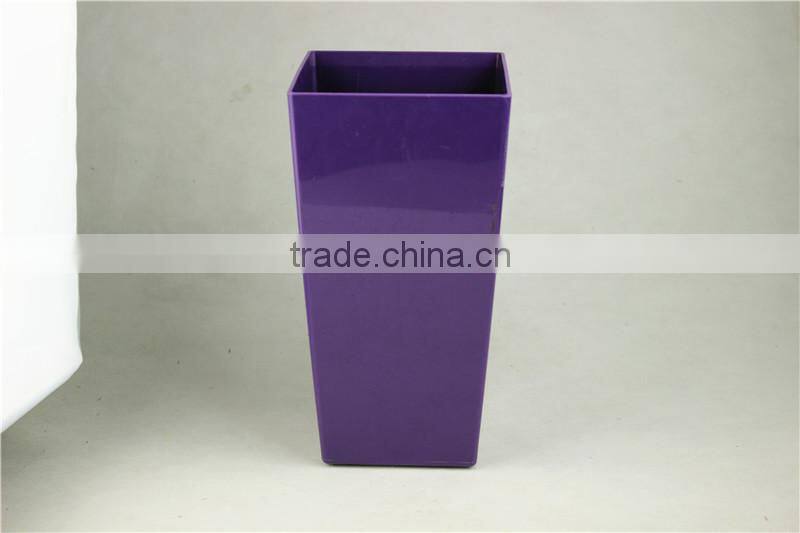 Home garden decorative brown square type pots vases planters HP P02 04