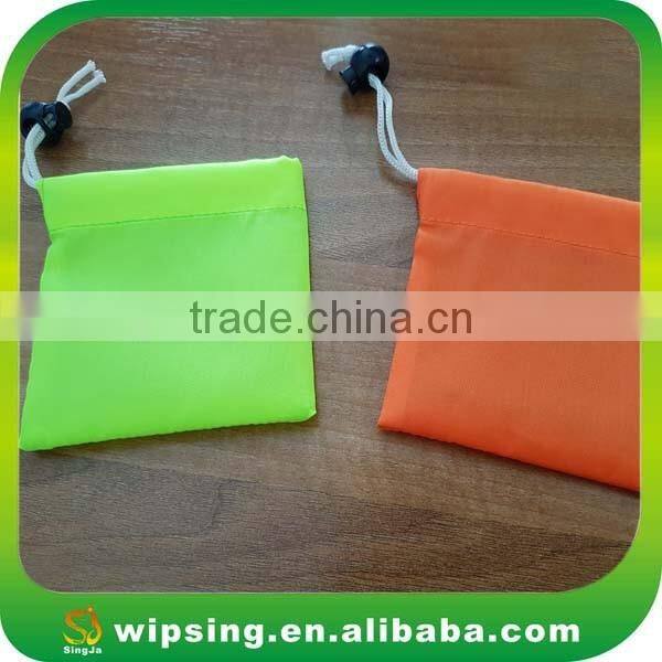Cheap Polyester Drawstring Pouches Wholesale with button closure
