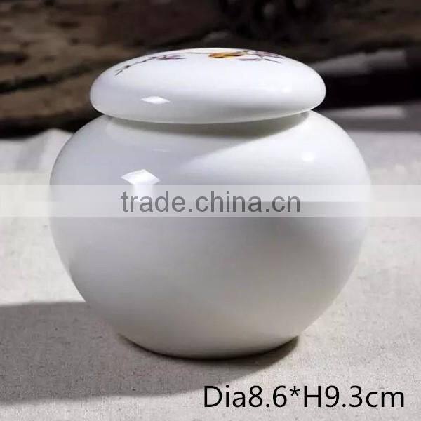 Mini ceramic pet urn