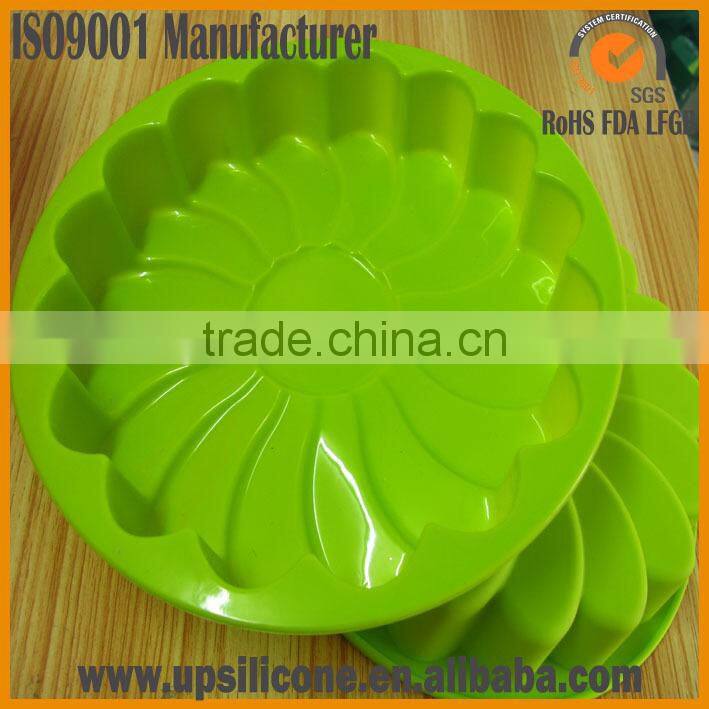 Flower shape silicone cake molds sunflower mold and other shapes