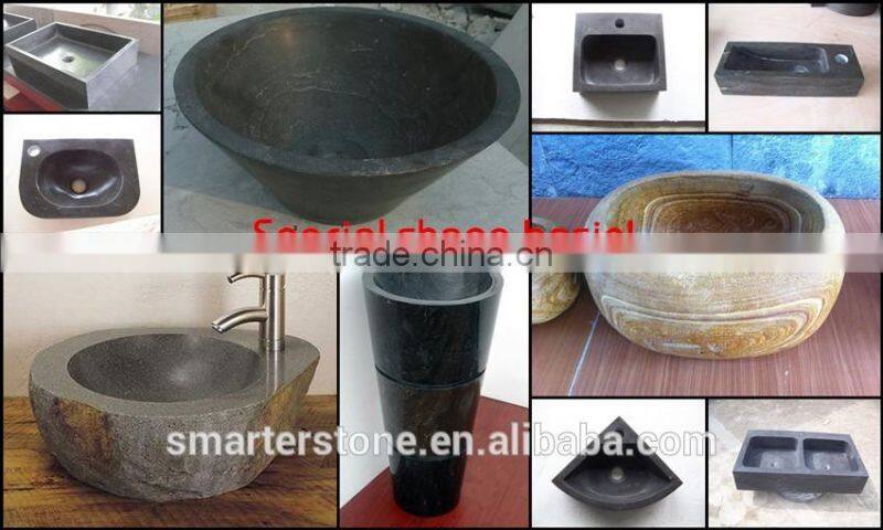 Unique snow white granite green bowl