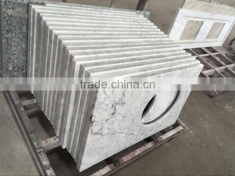 2017 New cheap Hot sale white Carrara White Countertop Marble countertop