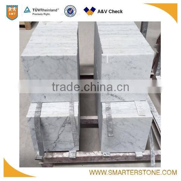 18 x 18 inches italian bianco carara white marble stone tile