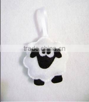 alibaba express hot sale high quality new products wholesale alibaba handmade felt sheep shaped car hanging ornament