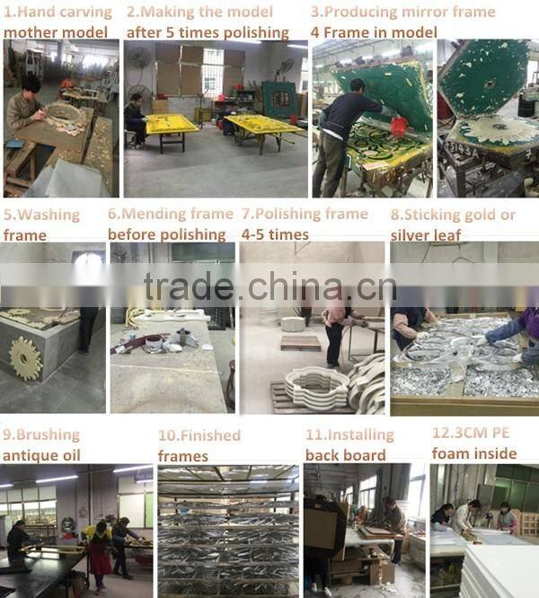 Classical Decorative Home Furniture Console Table and Wall Mirror