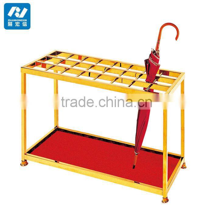 Black and Silver Steel Umbrella Barrel