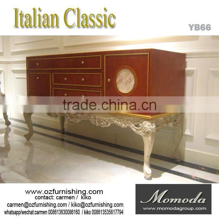 YB66 Door Drawer French Countryside Small Antique Furniture Sideboard