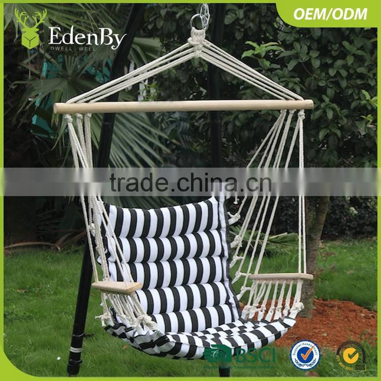 New China supplier stand hanging chair with foot rest