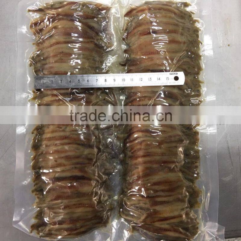 Hot sales v-packed Frozen salted anchovy fillets