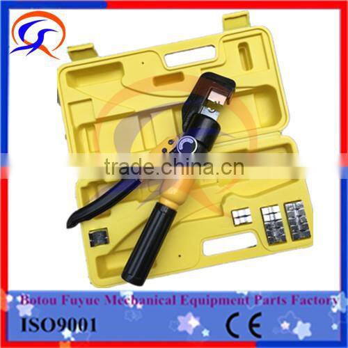 plastic carring case portable transmission line string crimping tool with crimping moulds 4-70 mm2