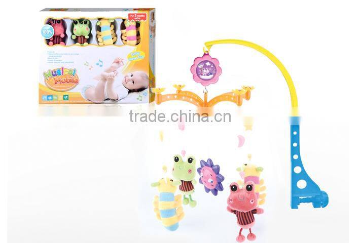 Colourful Attractive Musical Mobile Handing Plush Toy Baby Crib Bell