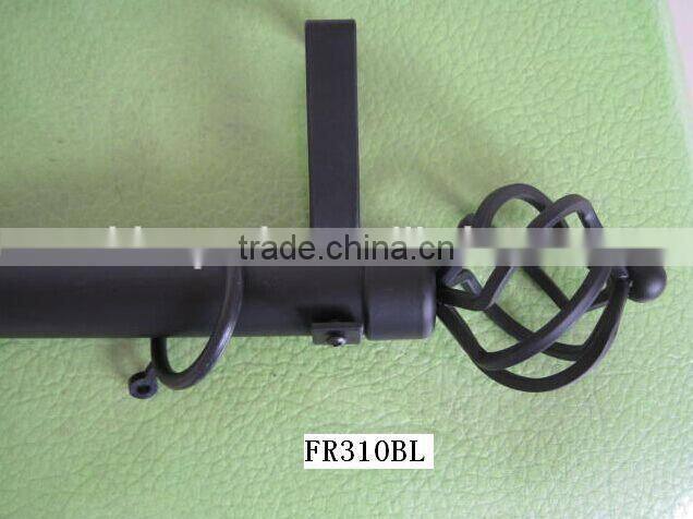 more experience produce all kinds of curtain rod with fashionable finals,rings brackets