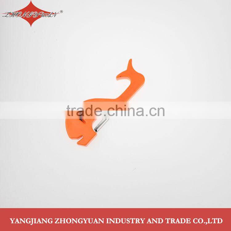 Whale shaped knife sharpener with plastic grip