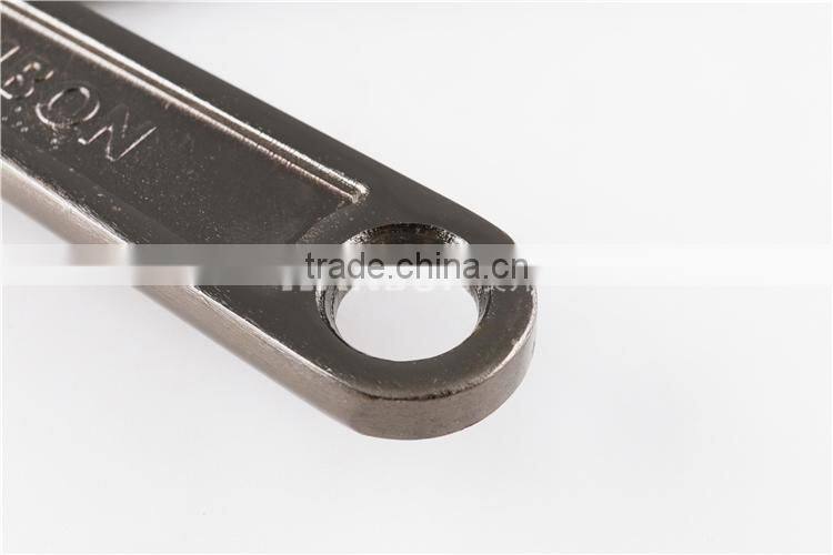Professional Black Nickel Adjustable Wrench/Spanner