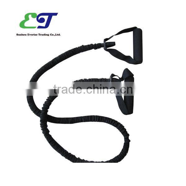 Resistance tube with fabric cover / Resistance bands /latex tube