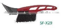 12'' snow brush with scrape