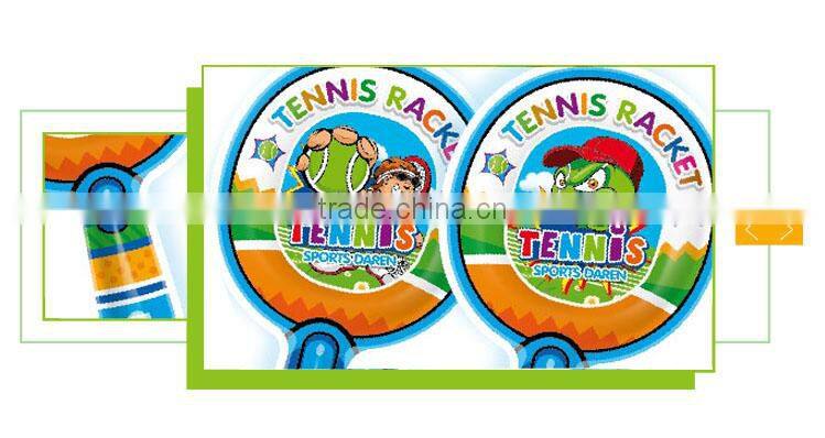 Cheap pvc inflatable toy small ball baby play soft tennis racket