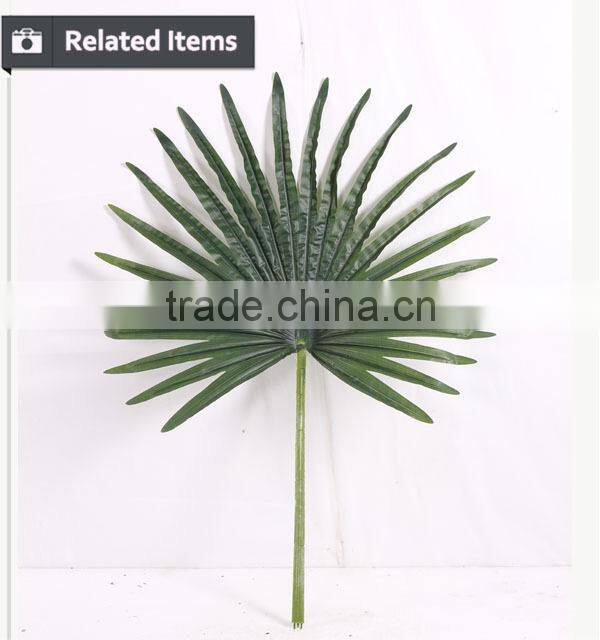 Artificial palm tree leaves autumn leaves for tree building artificial big green leaves