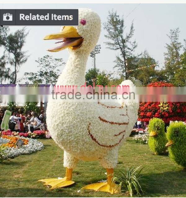 Fake milan grass animal shape made in dongguan for park and graden decoration