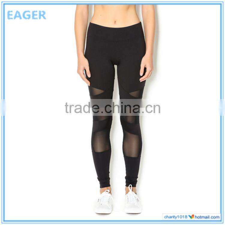 Custom fashion comfortable brown cotton new casual wide leg trousers / pants women 2016