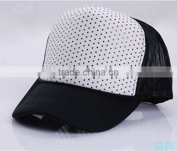 Printing mesh snapback hat adjustable 5 panel mesh trucker hat with adjustable snapback closure